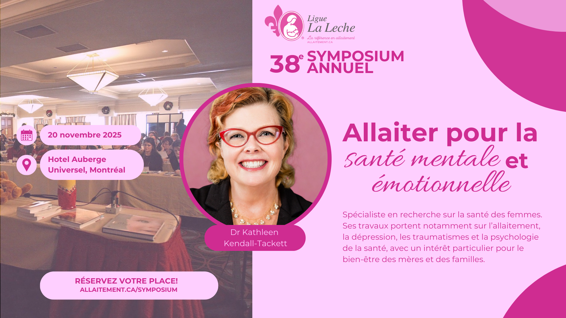 Symposium annuel de la Ligue La Leche 2025 : allaiter pour la santé mentale et émotionnelle